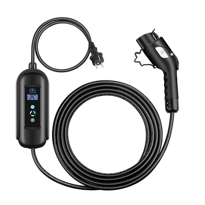 LED Screen 7KW Type 2 Wall Box EV Charger Car Charging Units For Home SAE J1772