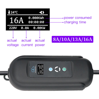 4G 2W  Ev Charging 3 Pin Plug Electric Car Wall Charger Ethemet Communication