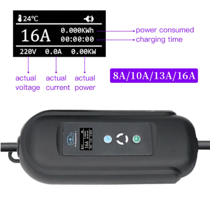 50Hz AC 220V 5M Cable Ev Home Fast Charger Tesla Level 3 Charger App Control
