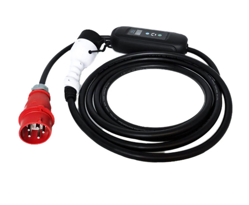 3 Phase Themo Plastic Smart EV Charger 22kw Portable Mode 2
