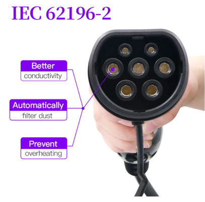 IEC 62196 J1772 EV Charging Adapters