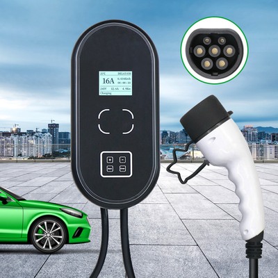11KW 380V Dc Car Portable EV Charger For Home Level 2  Wallbox EVSE