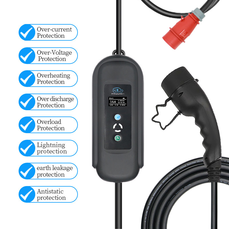4G WIFI LTE Car EV Charger 7kwh Home Charger Wall Box Charging Pile IEC 621962