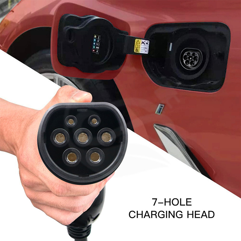 IEC 61851 3.6KW Portable EV Charger 16 Amp Level 2  5M Cable