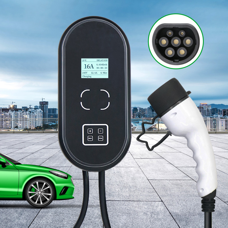 11KW 380V Dc Car Portable EV Charger For Home Level 2  Wallbox EVSE
